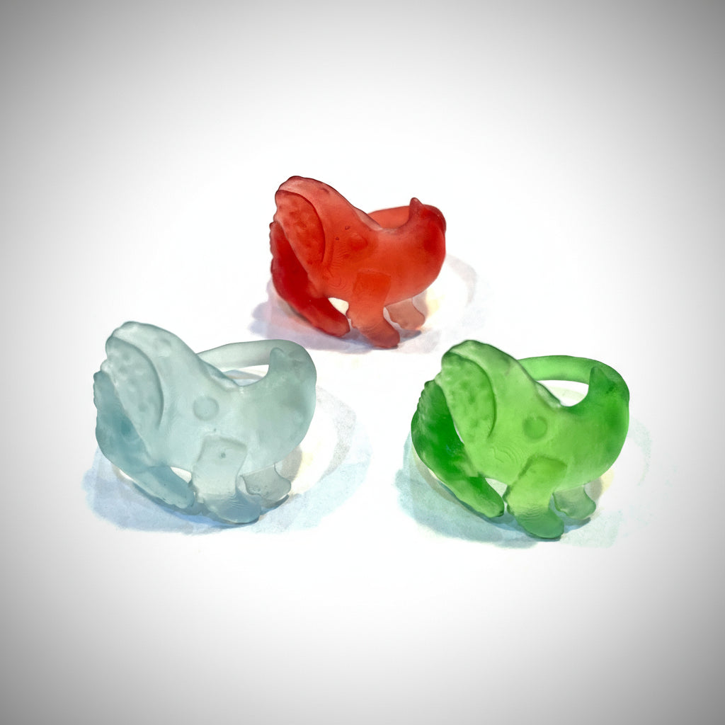 3D Printed Breaching Whale Ring