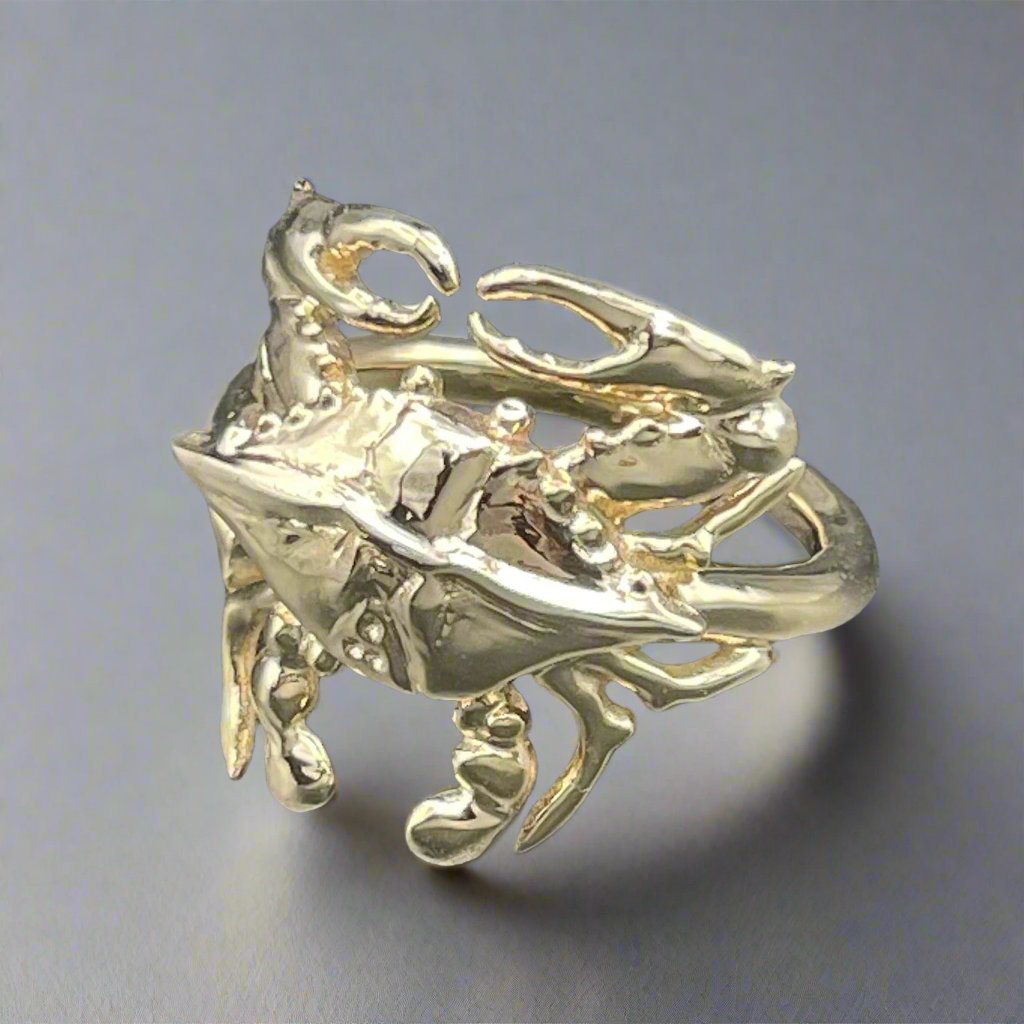 Blue Crab Brass Side