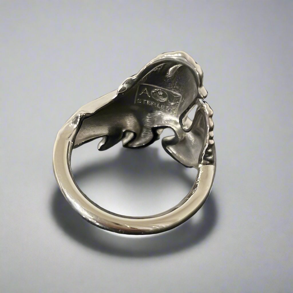 Whale Ring - Shown Hollowed Back