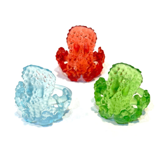 3D Printed Octopus Large Ring