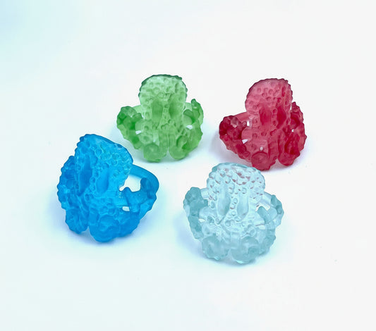 3D Printed Octopus Large Ring