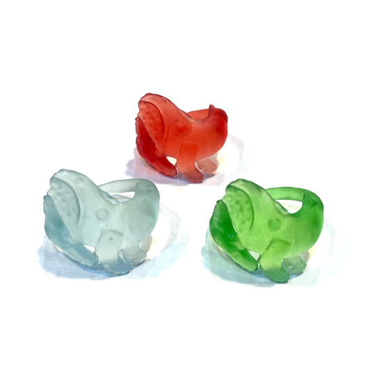 3D Printed Breaching Whale Ring